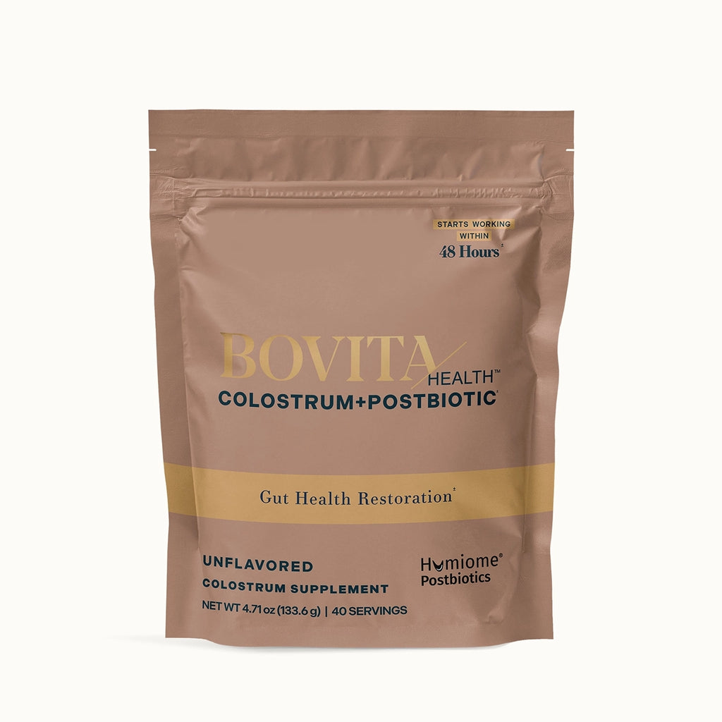 Bovita Health Colostrum + Postbiotic Unflavored, 40 Serve Pouch