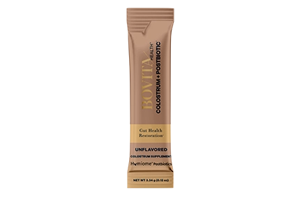 Bovita Health Colostrum + Postbiotic Unflavored, 10 Count Stick Pack