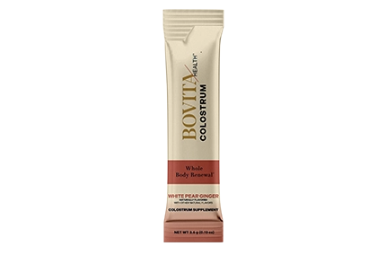 Bovita Health Colostrum White Pear Ginger, 10 Count Stick Pack