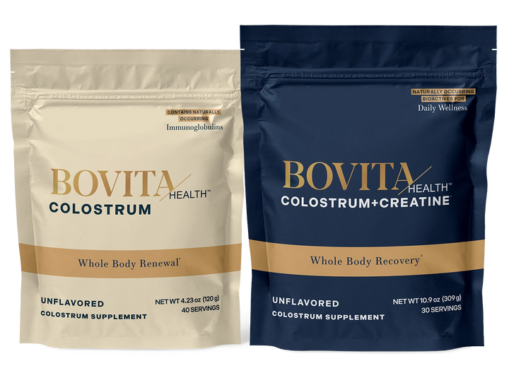 Active Wellness Duo - Colostrum 40-Serve & Colostrum + Creatine 30-Serve (10%) ,