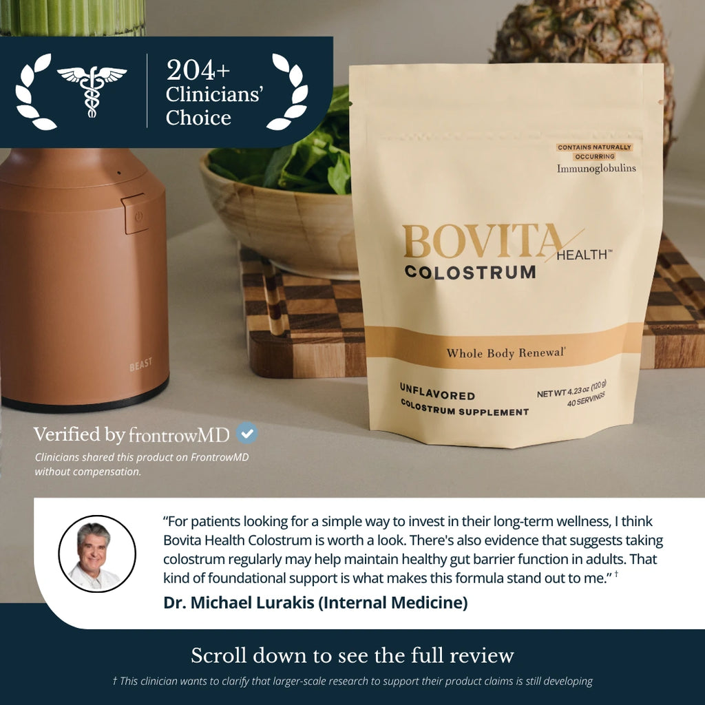 Bovita Health Colostrum Unflavored, 40 Serve Pouch 3