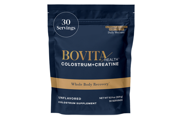 Bovita Health Colostrum + Creatine Unflavored, 30 Serve Pouch