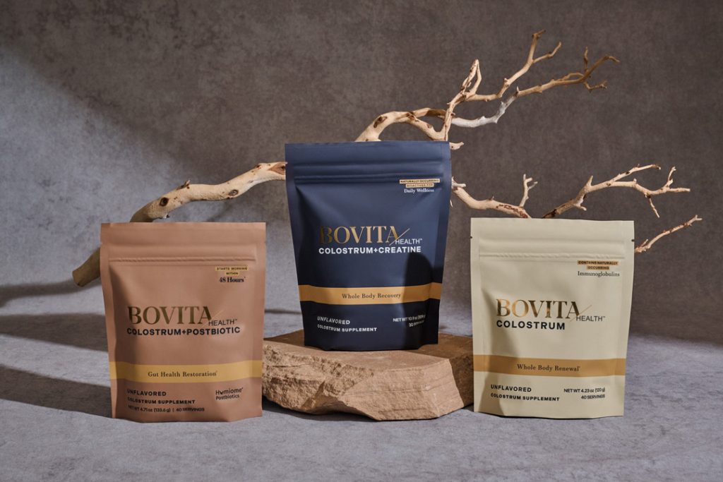 Bovita Health Family Photo with all products